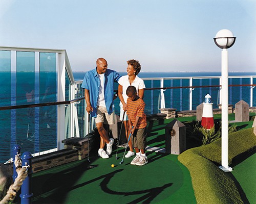 Radiance of the Seas Mini Golf